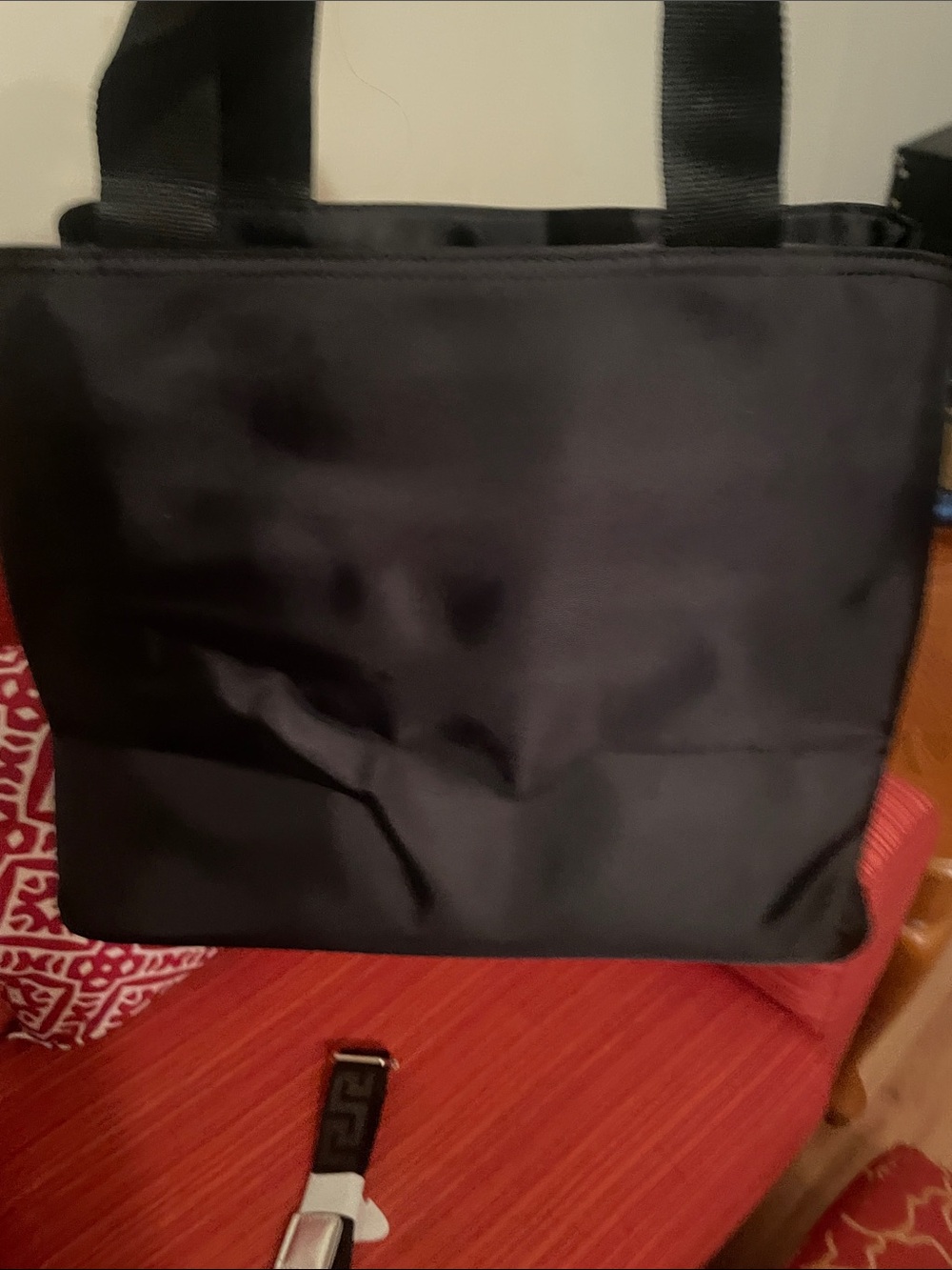 Versace Black Nylon Briefcase with Silver Hardware - Picture 17 of 17